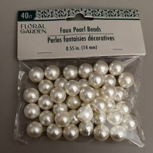 Floral Garden Faux Pearl Beads